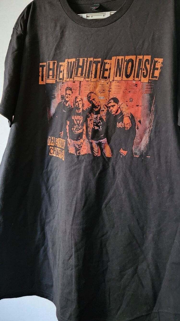 The White Noise Band Tee The Final Chapter Punk Rock Concert T Shirt Large D25